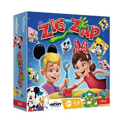 Настолна игра Trefl Zig Zap: Mickey Mouse and Friends - Детска (BGBG0004569N)
