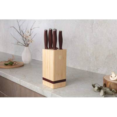 Berlingerhaus BH 2972 se stojanem Bamboo Leonardo Collection 6 ks