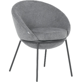 Carmen Трапезен стол hart - сив bf 5 (3532330_1)