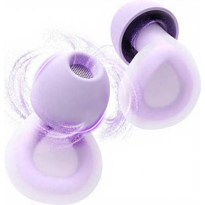 Noise-3 špunty do uší na spaní 38dB Fialová – Zbozi.Blesk.cz