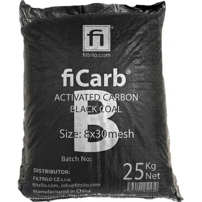 Filtrilo FiCarb B, Aktivní uhlí 0,6 - 2,4 mm 20 x 25 Kg