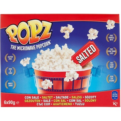 Popz pukance slané 6 x 90 g