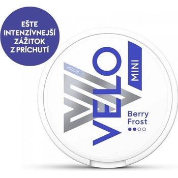 Velo berry frost mini 6 mg/g 18 vrecúšok