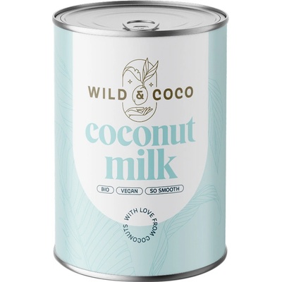 Wild&Coco Kokosové mlieko 17% tuku bio 400 ml