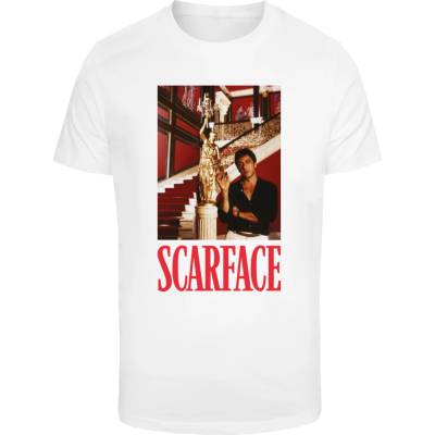MERCHCODE Тениска Scarface Fountain Tee white XXLUB-MC1017 -00220 - , размер XS
