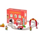 Lamps Hasičská stanice herní set s figurkami a vrtulníkem