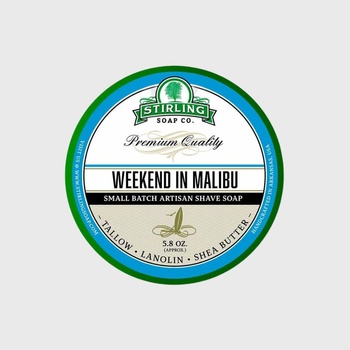 Stirling Soap Company Weekend In Malibu mýdlo na holení 170 ml