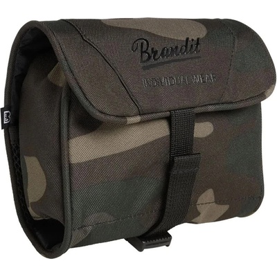 BRANDIT Несесер Brandit Medium Wash Bag - Green / Brown (Dark Camo)
