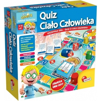 Lisciani I'm a Genius Quiz Game - The Human Body (304-PL67794)
