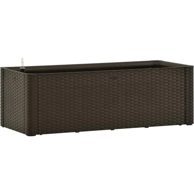 STEFANPLAST Samozavlažovací kvetináč NATURAL DELUXE 100x43x33cm moka