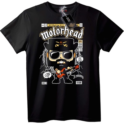 NOONEBRAND Тениска Motorhead Леми - 2XL, Black