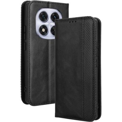 Xiaomi Кожен Калъф Портфейл за Xiaomi Poco X7 5G - Ретро дизайн, Магнитен, Стойка, Слот за Карти, Вкл. Протектор - 4 Цвята