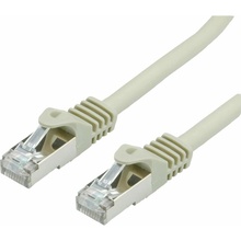 Value 21.99.0851 RJ45 CAT 6a (surový CAT 7) S/FTP 1m sivý