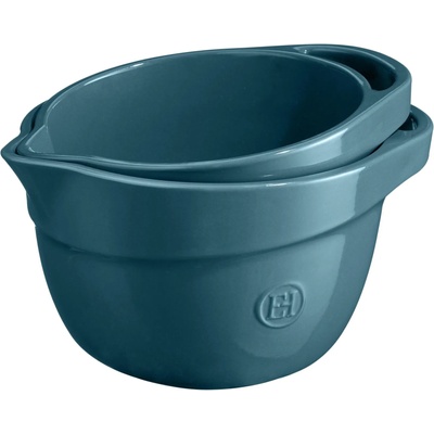 Emile Henry Керамична купа за смесване emile henry mixing bowl - 3.5 л - цвят синьо-зелен (eh 6563-97)