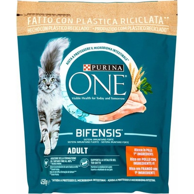 Purina ONE s kuracím mäsom pre mačky 450 g