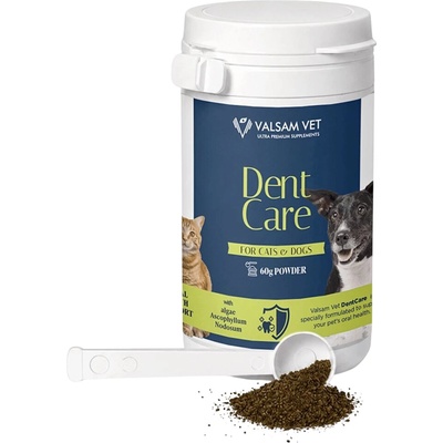 Valsam Vet Dentcare prírodná podpora dentálnej hygieny pre psy a mačky 60 g