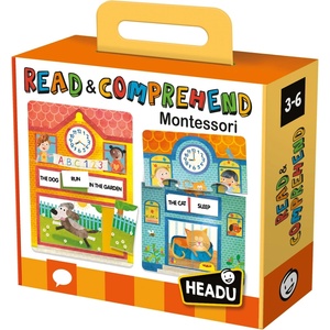 Headu Образователна игра Headu - Монтесори, Прочетете и разберете (HEN54433)