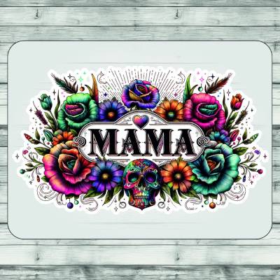 DTF transfer/nažehľovačka Mama-kvety Nálepka - výška: A5