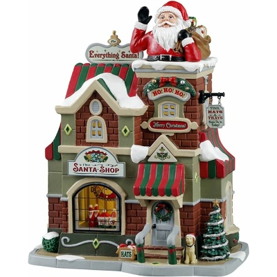 Svietiaci domček Lemax 35039 Santa Shop