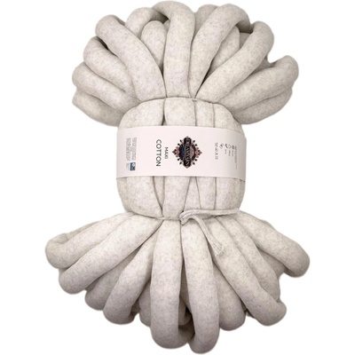 Příze na pletení rukama Maxi-Cotton Ice Grey