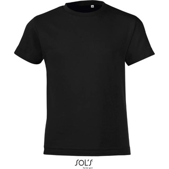 SOL'S regent fit / Детска тениска - черна 86-94 (25118300282)