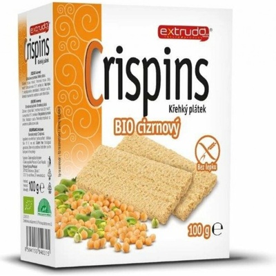 Chlebíček cícerový Crispins bezlepkový 100 g
