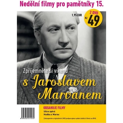 Nedělní filmy pro pamětníky 15. - Jaroslav Marvan DVD