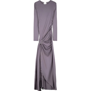 Bershka Вечерна рокля сиво, размер XS