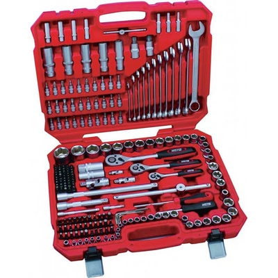 HILLEN & MOHR gola sada 1/4"+3/8"+1/2"+OP klíče, 216-dílná, hlavice + hlavice s bity+bity,17K216