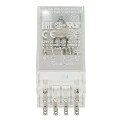 ABB Щепселно реле abb cr-m024dc4, 6a/24vdc, 4no (m518434)