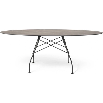 Kartell GLOSSY OVAL Starý Bronz černá