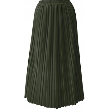 Fashionweek dámská maxi skládaná plisovaná sukně BRAND14 khaki