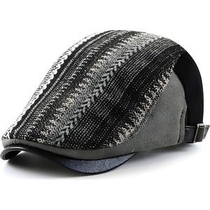 HARAHU Мъжка беретка el-26012 - Черна kp26012