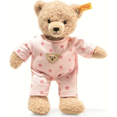 STEIFF Friends Teddy bear girl baby with pyjama, růžová