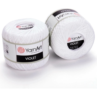 YarnArt Violet 1000 - bílá