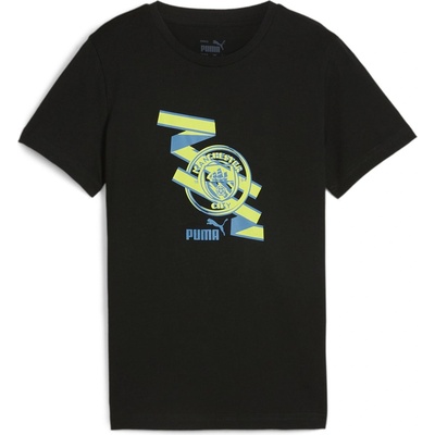 PUMA Юношеска тениска Puma Manchester City ftblCULTURE T-Shirt Junior - Black