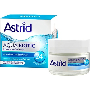 Astrid Aqua Biotic denní a noční krém normální a smíšená pleť 50 ml