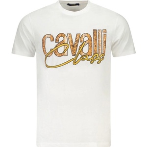 Cavalli class Тениска с къс ръкав за мъже cavalli class, Размер 2xl, Цвят Бял (txt61mjd060_bi00533)