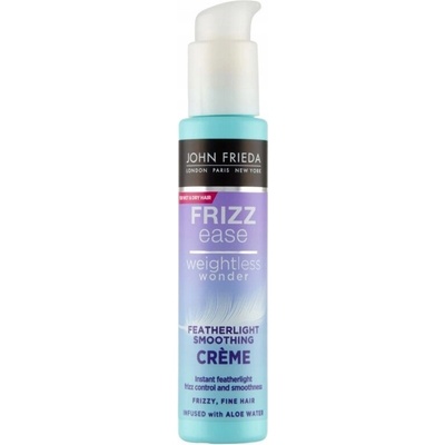 John Frieda Frizz Ease Weightless Wonder uhlazující krém pro nepoddajné a krepatějící se vlasy 100 ml