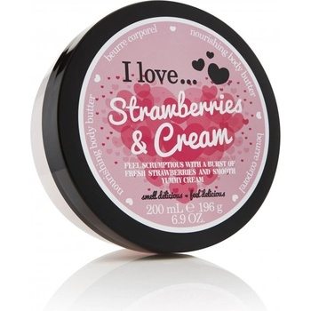 I Love Originals Хидратиращ Ягоди и крем Масло за тяло 200 ml