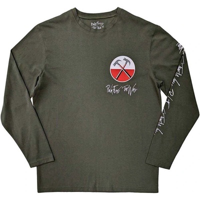 Pink Floyd The Wall Hammers Logo Back & Sleeve Print Green L Риза (<![CDATA[WALLLST16MGR03]]>)