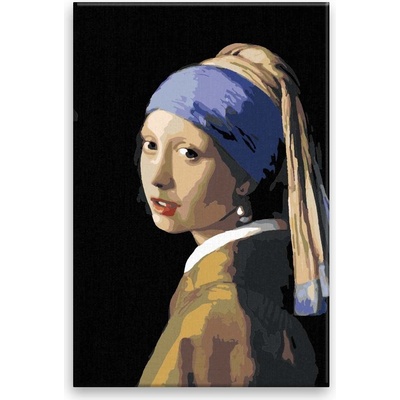 Maľovanie podľa čísel Dievča s perlouJan Vermeer