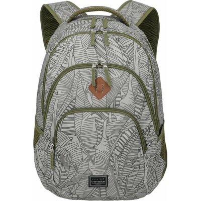 Travelite Basics Backpack Print Grey 22l
