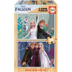 Educa - Puzzle 2x25 Frozen - 40 - 99 piese - puzzlemania - 17,60 лв