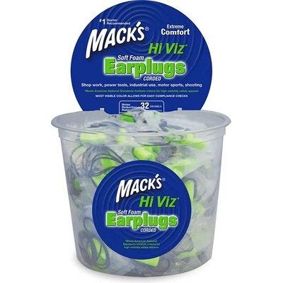 Mack's Acoustic špunty do uší 100 párů