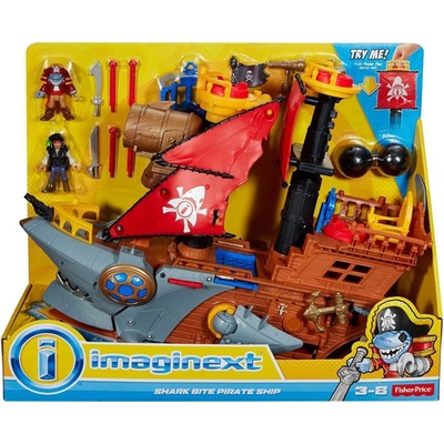 Fisher-Price Imaginext Pirátská loď Imaginext Kousnutí žraloka DHH61