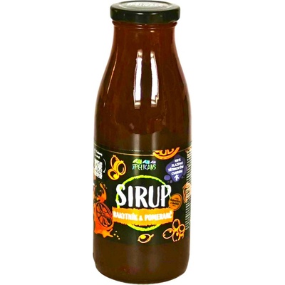 The Pelikans Sirup rakytník pomeranč s třtinovým cukrem 0,5 l