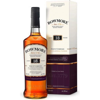 Bowmore Deep Complex 18y 43% 0,7 l (karton)