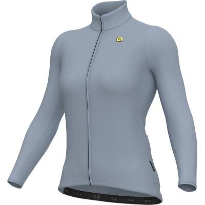 Alé Дамска фланелка с дълъг ръкав за колоездене Alé Women's R-EV1 Warm Race 2.0 L/S Jersey Cycling jersey - Sky Blue (156-2688-0113)
