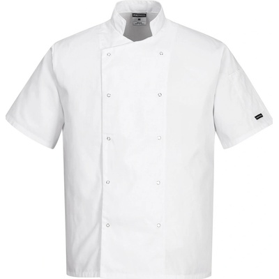 Portwest Cumbria Chefs C733 krátky rukáv biely XXL